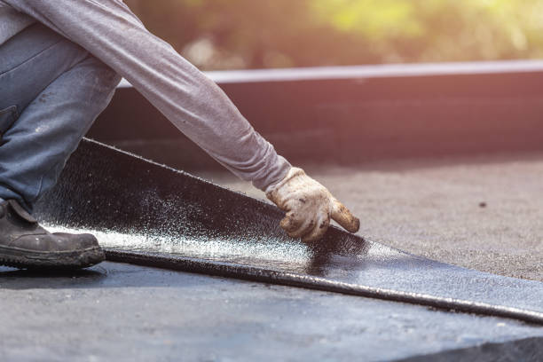 Professional Emergency Waterproofing technician working in Three Bridges, NJ